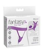 FANTASY FOR HER ULTIMATE BUTTERFLY STRAP ON REMOTE CONTROL VIBRATOR BULLET - £49.81 GBP