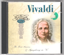 Masters Of Classical Music Antonio Vivaldi Audio CD Orchestra Budapest Strings - £7.19 GBP