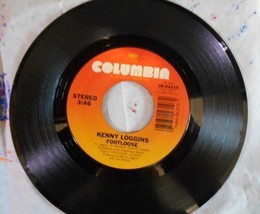 45 RPM: Kenny Loggins &quot;Footloose &quot;Swear Your Love&quot;; 1982 Vintage Music Record LP - £3.15 GBP