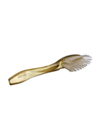 Avon Hairbrush Clear Butterscotch Beige Yellow Plastic Nylon Bristles Vi... - $97.10 CAD