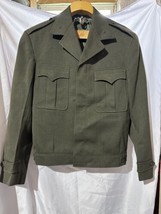 Vintage Korea USMC US MARINE CORPS OD WOOL “IKE” NCO Dress Jacket Medium... - $69.29