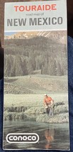 Vintage 1972 Conoco Touraide Road Map of New Mexico - £7.50 GBP