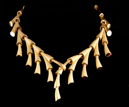 Vintage Kramer statement necklace - signed jewelry - estate jewelry - costume je - £99.91 GBP