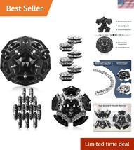 Innovative Magnetic Fidget Toy Set - 12-Piece Crystal Black Sphere for A... - $17.99