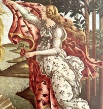 Birth Of Venus Detail #2 Sandro Botticelli 1958 Lithograph Art Print LGADBott - £39.95 GBP