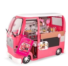 Our Generation Pink Grill to Go Food Truck &amp; Accessories - Sounds/Lights NEW - £197.54 GBP