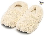 Warmies Warming Slippers for Women Size 6-10 Cream Scented with Relaxing... - $23.75