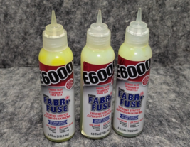 3 New E6000 565004 Fabri-Fuse Adhesive - 4 fl oz Shelf Bottle - Missing Cap - $17.99