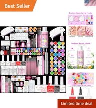 Professional Acrylic Nail Kit with UV Light &amp; Electric Drill – Perfect G... - $71.99