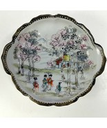 Dish Japanese Trinket Vanity Serving Dish with Moriage Raised Beaded Finish - $740.37 MXN