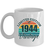 Vintage 1944 Mug Limited Edition 80 Year Old Retro Sunset Mug 80th Birthday Gift - £11.83 GBP