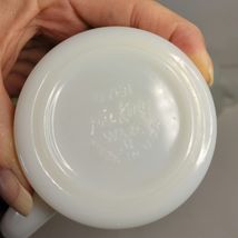 4 Fire-King Ware Milk Glass Coffee Mugs image 6