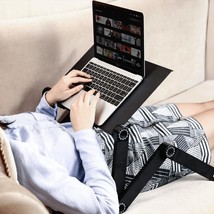 High-Strength Laptop Stand | Spacious Laptop Stand For Desk with Vent Ho... - £39.21 GBP