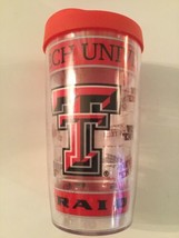 NCAA Texas Tech Red Raiders tumbler mug Tervis insulated 16 oz - £12.78 GBP