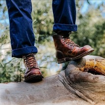 Red Wing Iron Ranger Heritage Brown Leather Rough Tough Ankle Boot 8085 ... - $198.00