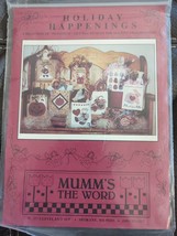 MUMM&#39;S THE WORD &quot;Holiday Happenings&quot; Quilt Pattern Applique/Pieced Debbie Mumm  - £6.82 GBP