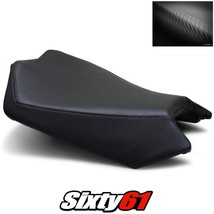 Aprilia Tuono Seat Cover 2011-2019 2020 Front Black Red Stitch Luimoto Carbon - £62.67 GBP