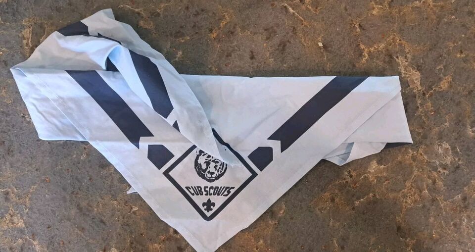 Official Cub Scouts Bear Neckerchief Blue Boy Scouts BSA - $9.49
