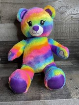 BABW / Build a Bear Workshop RAINBOW FRIENDS BEAR 17&quot; Plush Stuffed Toy - £6.82 GBP