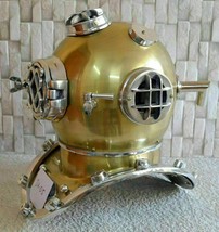 Vintage Maritime 18&quot; Mark V U.S Navy Diving Divers Helmet Replica Full Size - £139.48 GBP