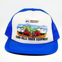 Vintage Morgan Corporation Cedar Falls Truck Equipment Trucker Hat Mesh ... - $19.80