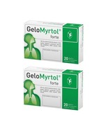 2 PACK Gelomyrtol Forte 300 mg capsules for bronchitis and sinusitis x20... - £31.24 GBP