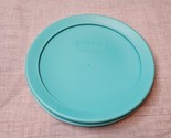 Pyrex 7201 4 Cup Glass Container 6&#39;&#39; Replacement Lid Aqua Blue/Green - $2.84