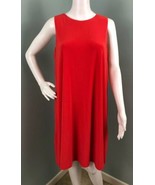 NWT Womens Ralph Lauren Sleeveless Orange-Red Shift Dress Sz 14 - £38.69 GBP