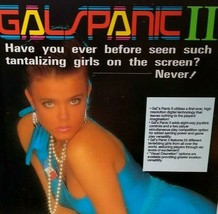 Gals Panic II Original Arcade Flyer Video Game Art Sexy Women Kaneko 8.25 x 11.5 - £22.78 GBP