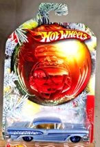 2010 Hot Wheels Walmart Holiday Hot Rods &#39;58 EDSEL Lt Blue w/Blue 5 Spoke Wheels - £11.35 GBP