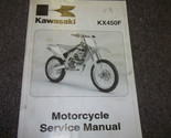 2006 Kawasaki KX450F KX 450 F KX450 Moto Servizio Riparazione Shop Manua... - $89.94