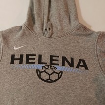 Nike HELENA SOCCER Men's Gray Cotton Blend Club Fleece Hoodie Sweatshirt Size S image 4