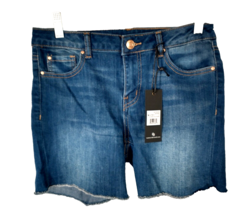New With Attached Tag  Numero Shorts Women&#39;s Size 8 Blue Denim Cut- Off ... - $15.60