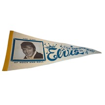 Vintage The One and Only Elvis The King of Rock and Roll Pennant - £46.70 GBP