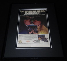 Nintendo Double Player 1989 Acclaim Framed 11x14 ORIGINAL Advertisement  - $34.64