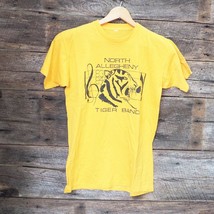 Vintage North Allegheny Haut École Pittsburgh Bande Simple Couture Tshirt - £41.87 GBP