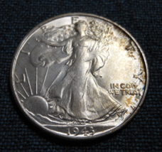 1943-S Walking Liberty Half Dollar - 90% Silver - £19.65 GBP