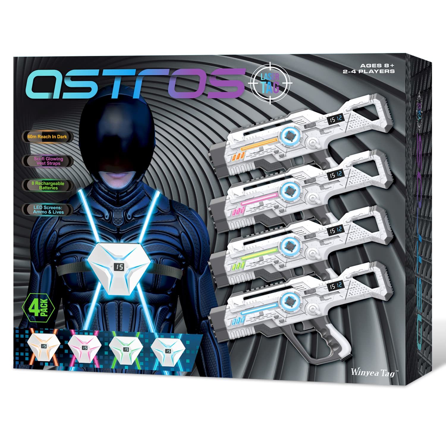 Laser Tag Rechargeable, Lazer Tag Guns For Kids Gifts For Teens & Adults, Family