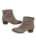 PAUL GREEN Brianna Women&#39;s 6 Suede Leather Slouchy Heeled Bootie Boot Au... - £32.51 GBP