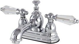 Kingston Brass KS7001WLL Wilshire 4" Centerset Bathroom Faucet, 4-1/2" in Spout - $146.99