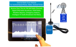 Android-Based Rtl-Sdr Radio Receiver Tuner For Am Fm Ham Dvb-T Dab Radio - $60.99