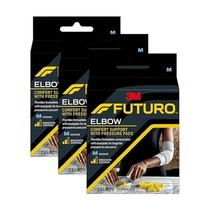 Lot of 3 3M Futuro Elbow Comfort Support Pressure Pads Comfort Straps Me... - $30.20