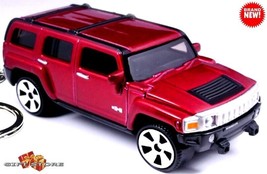 Very Rare Key Chain Dark Red Hummer H3 Custom Ltd Edition Great Gift Or Display - £44.07 GBP