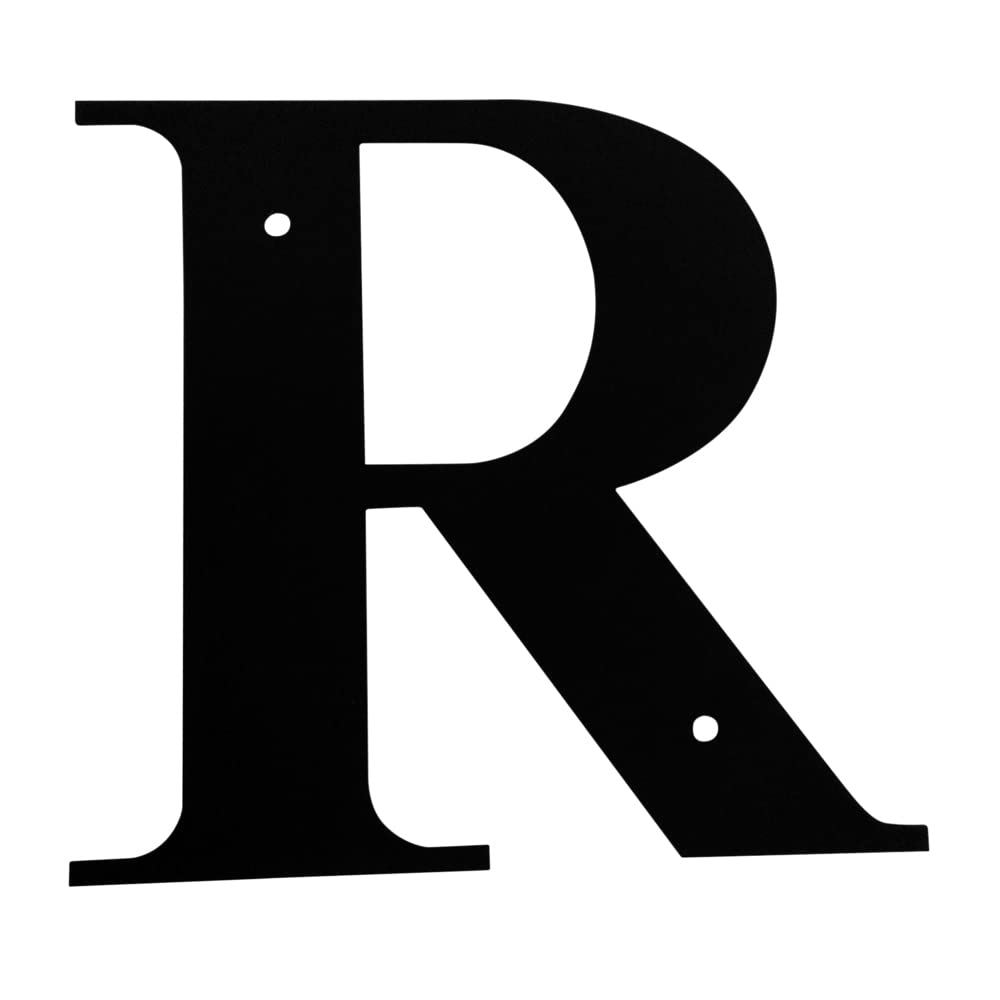Village Wrought Iron House Letter R Medium - $21.00