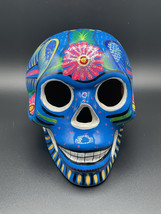 Talavera Day of the Dead Skull Guerrero Handmade Ceramic Mexican Pottery - £57.58 GBP