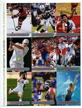 Sports Illustrated for Kids Sports Cards Uncut Sheet - Very Good Condition - £7.10 GBP