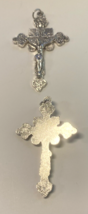 Silver Plated 2&quot; Crucifix Pendant,  New #12 - £2.32 GBP