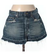 Chip &amp; Pepper denim fray mini skirt pocket size 27 - €15,34 EUR