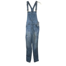 Enjean Womens Size Small Light Wash Skinny Fit Denim Overalls - £16.06 GBP