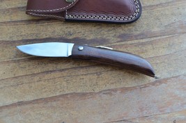 Real custom made Stainless Steel folding knife  From the Eagle Collectio... - $29.69
